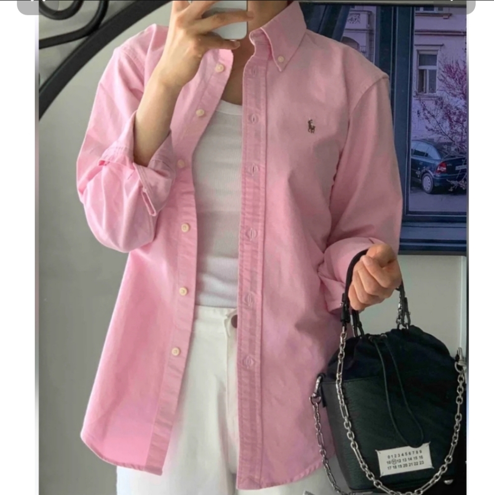 Ralph Lauren Light Pink Button Down Men's Shirt